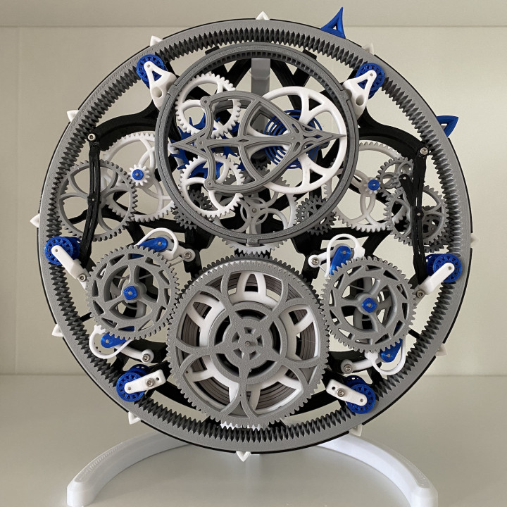 Tourbillon Mechanica - Tourbillon Escapement Mechanical Clock (Assembly guide pdf in description) image
