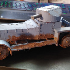 Picture of print of Rolls Royce Armored Car 1914 1/20 ish scale