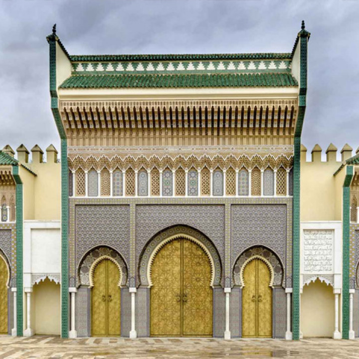 Royal Palace Gate - Fes, Morocco image