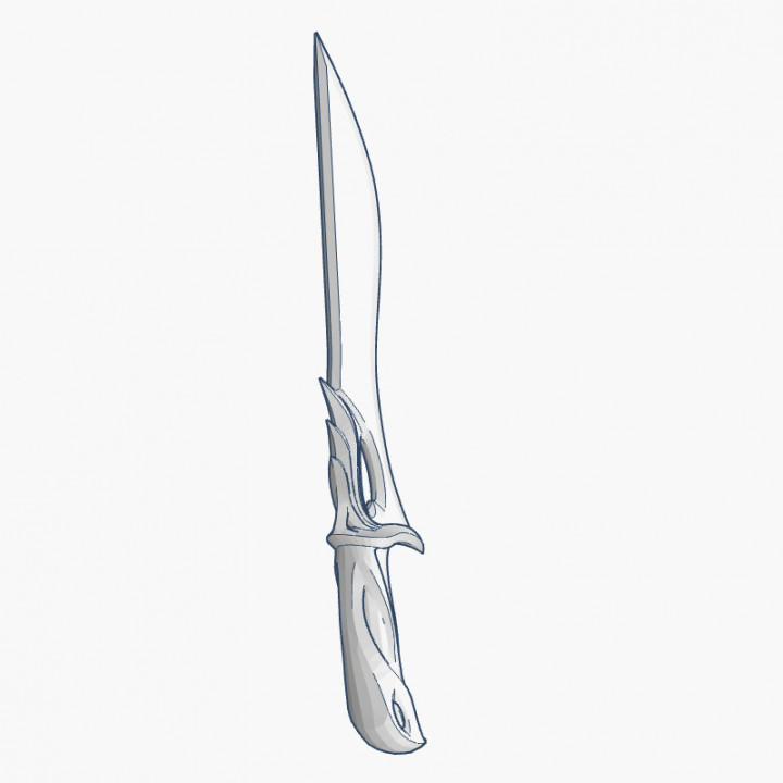 The Valorant Sovereign Knife - Splitted model image