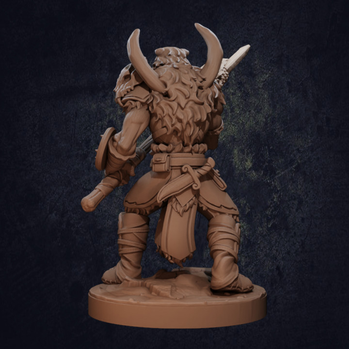 3D Printable Vaultamir Viking Barbarian - Presupported by The Dragon ...