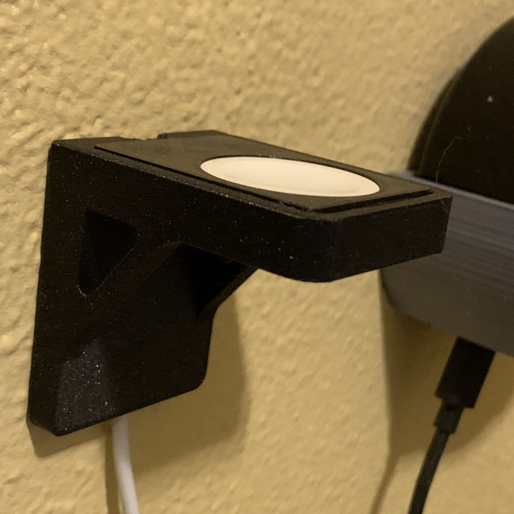 3D Printable Apple Watch Charger wall mount by John Bickford