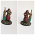 Dwarf warrior girl with great sword print image