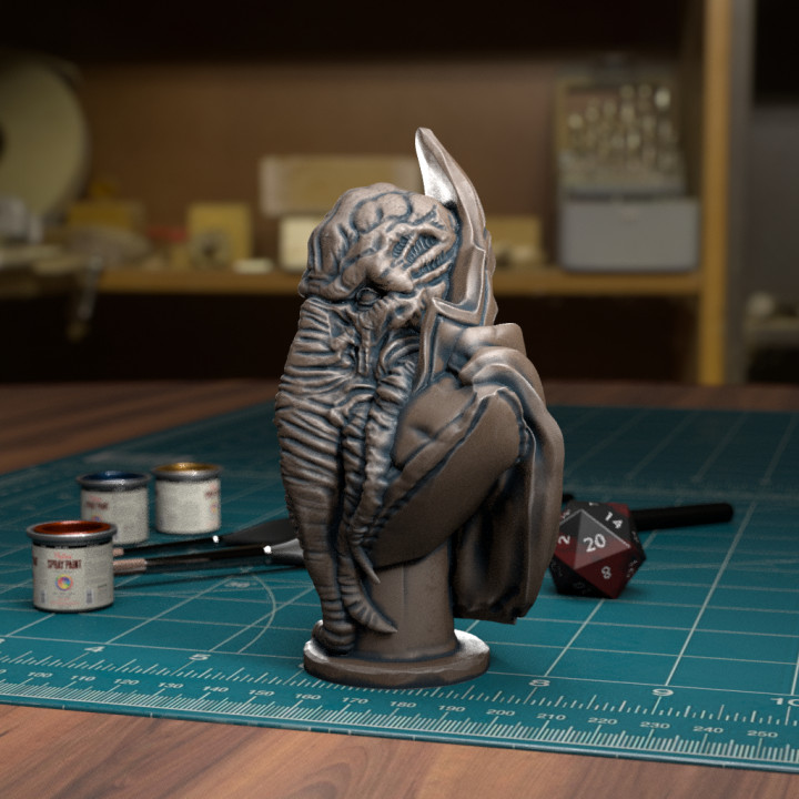 Mindflayer Bust [Pre-Supported] image
