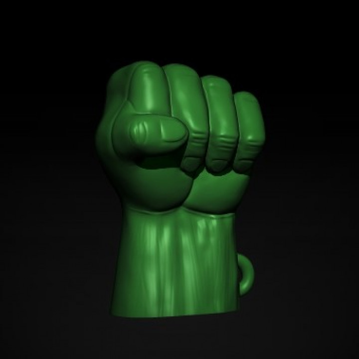 Hulk Fist Keychain image