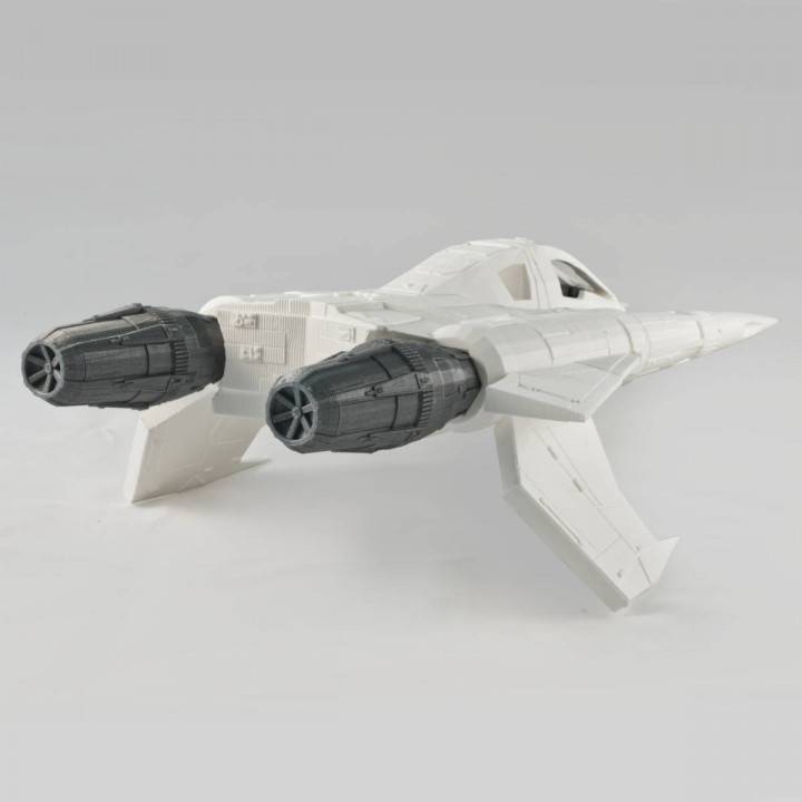3D Printable THUNDERFIGHTER by Aitor Baltziskueta