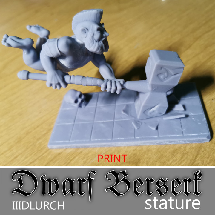 Dwarf Berserker - stature image