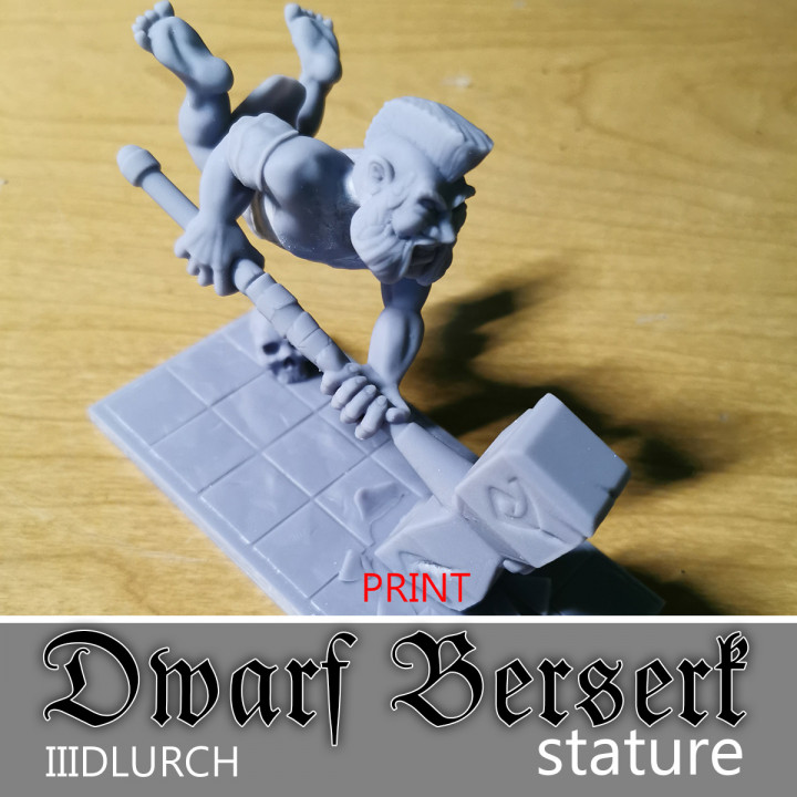 Dwarf Berserker - stature image