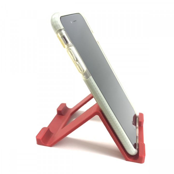 Universal dual angle (60-45°) mobile device stand image