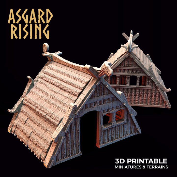 Viking Village /Terrain/ /Modular/ /Pre-supported/ image