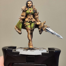 Picture of print of Leanne  - Warrior Princess - 32mm - DnD