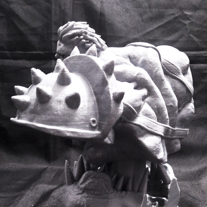 Wicked Marvel Hulk 3d Bust: Avengers STL ready for printing image