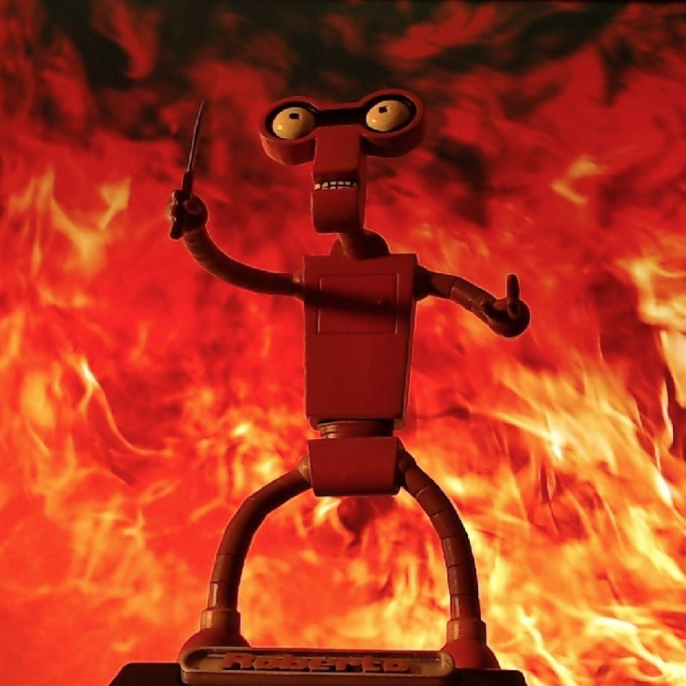 3D Printable Roberto Futurama by THCuser, image size:1000x1000