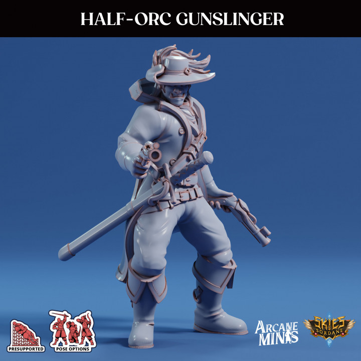 Half-Orc Gunslinger - Merchant Guilds image