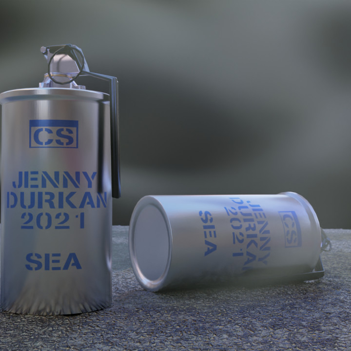 Jenny Durkan Tear Gas Beer Cozy image