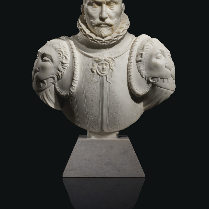 Marble Bust of a Gentleman in Armour image