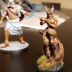 Picture of print of The Story Teller - Satyr - PRESUPPORTED -  32mm Scale