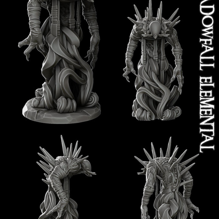 3D Printable Shadowfall Elemental by RocketPigGames