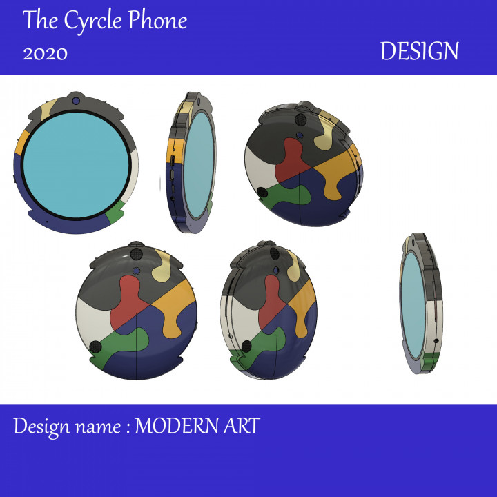 The Cyrcle Phone - designs and internal structure image