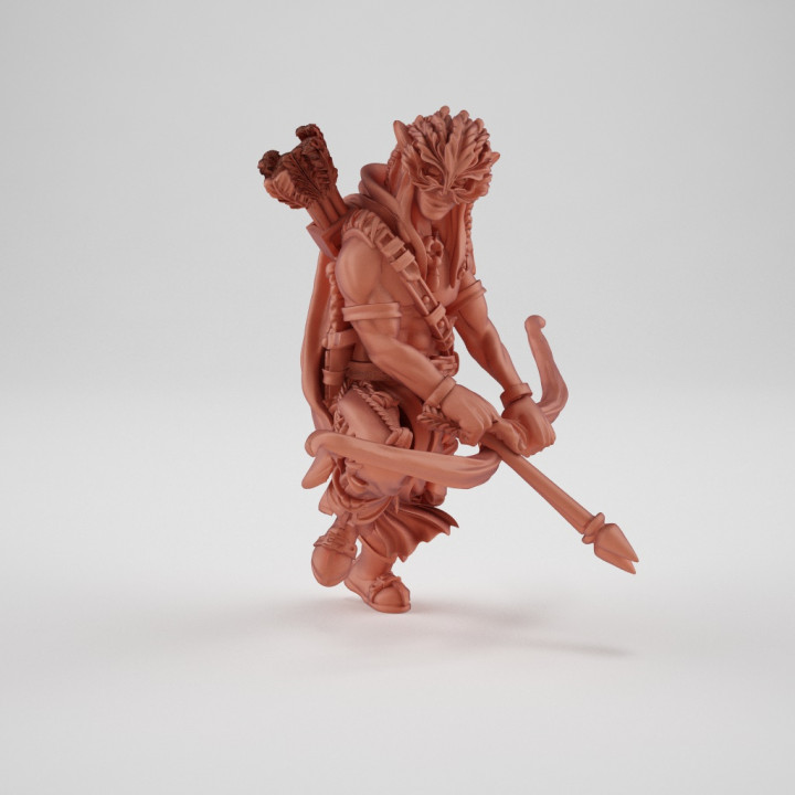 3D Printable Sylvan Elf by Crosslances