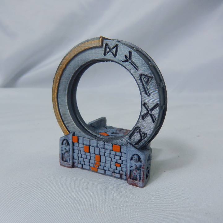 Elf gate / Stargate miniature for tabletop games image