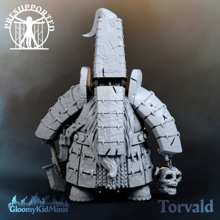 Torvald Sturlagson, Mountain Dwarf Necromancer image