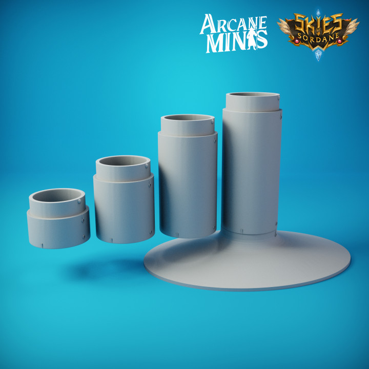 Arcane Minis - Small Airship Stand image