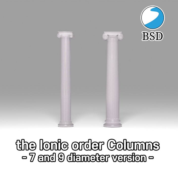 the Ionic order columns image