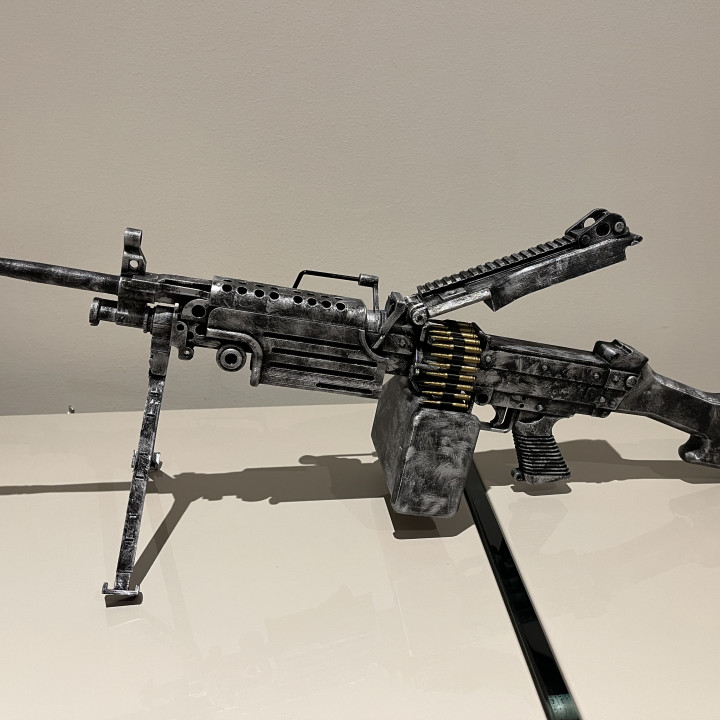 3D Print of M249 SAW FN MINIMI - scale 1/4 by ivy1