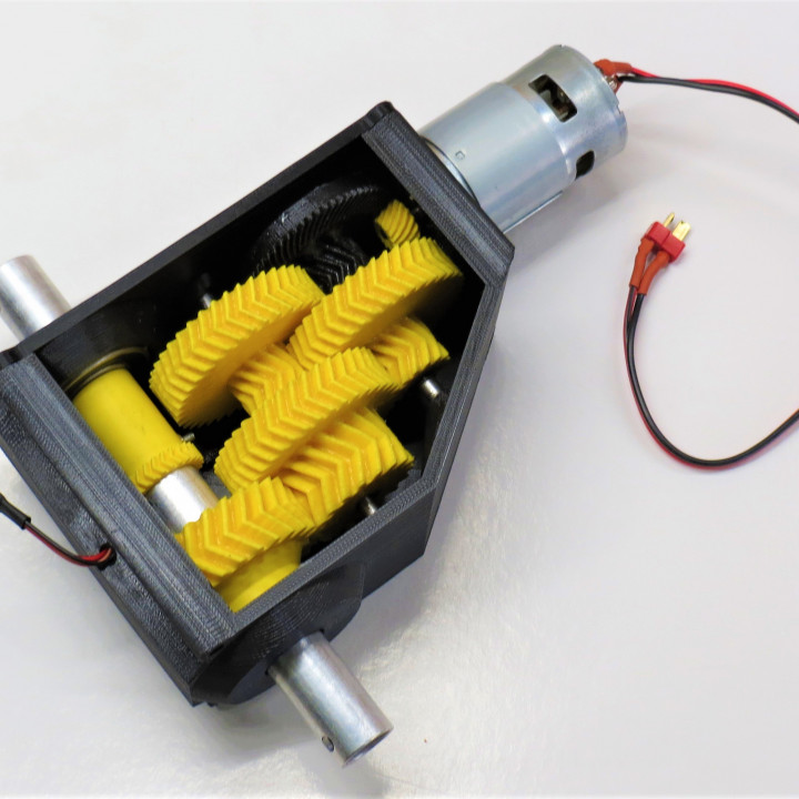 3D printable high torque servo/gearbox version 2 image