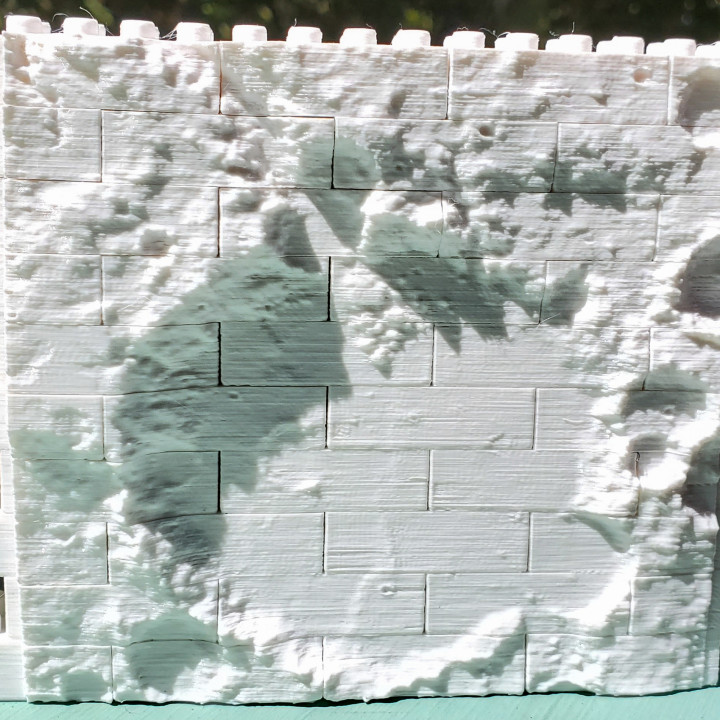Montini NASA Mars Gusev Crater Wall Set (Lego Compatible) image
