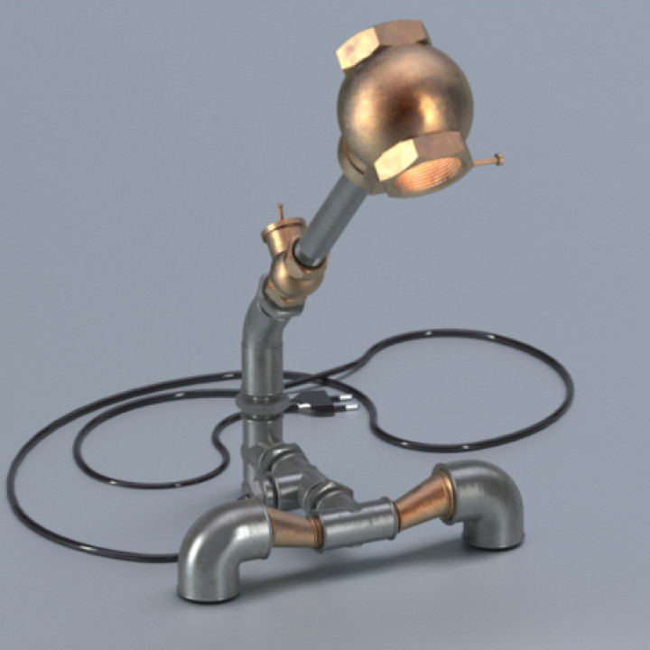 Pipe fitting lamp image