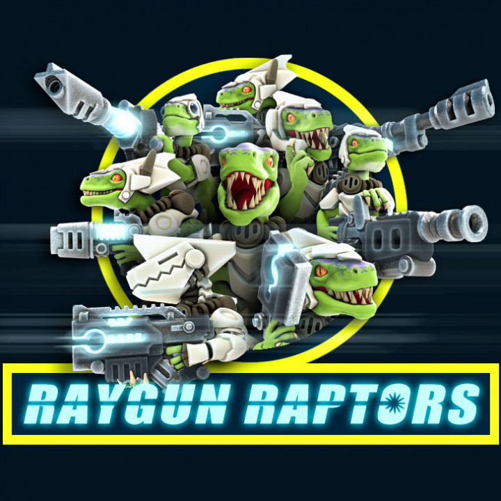 Raygun Raptors Kickstarter Free Sample image