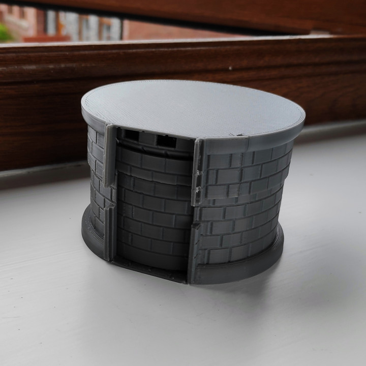 Collapsible dice tower image