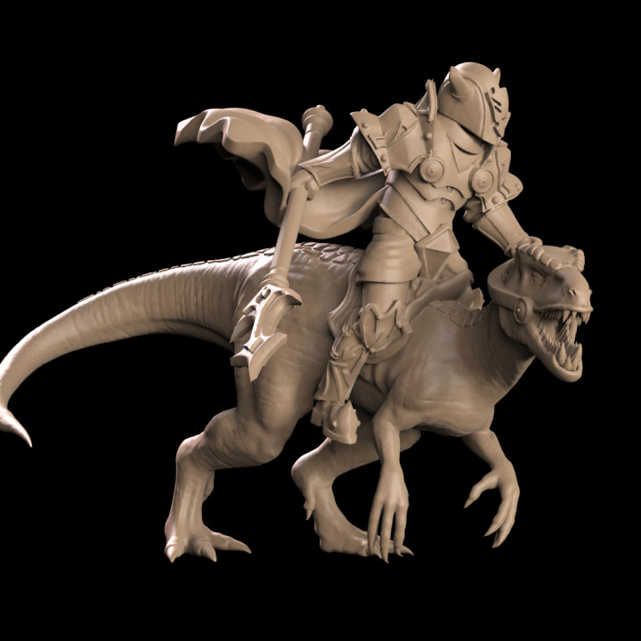 3D Printable Raptor rider by Crosslances