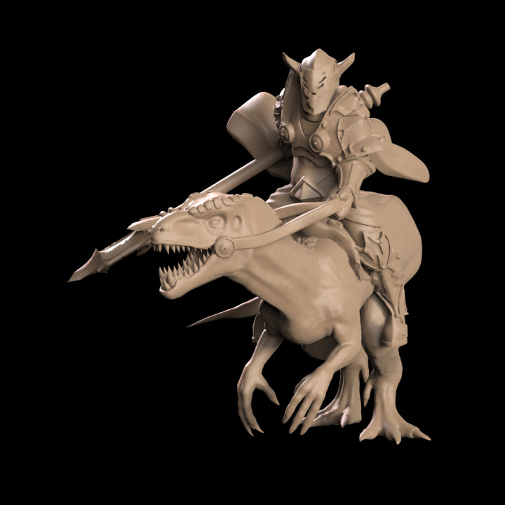 3D Printable Raptor rider by Crosslances
