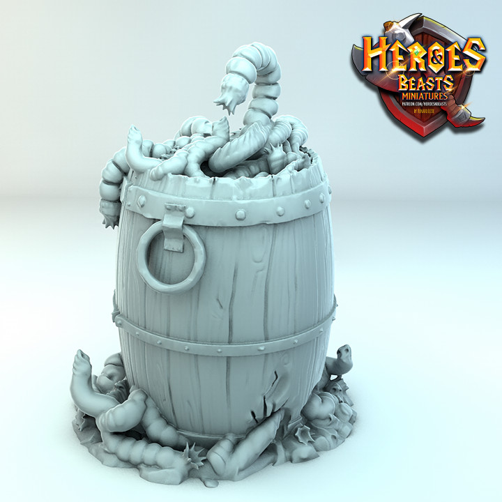 Barrel of worms image
