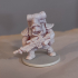 Space Dwarf Guardsman 02 laser rifle print image