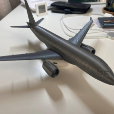 Picture of print of Airbus A220-100 - Modern Jet Airplane - 1:144