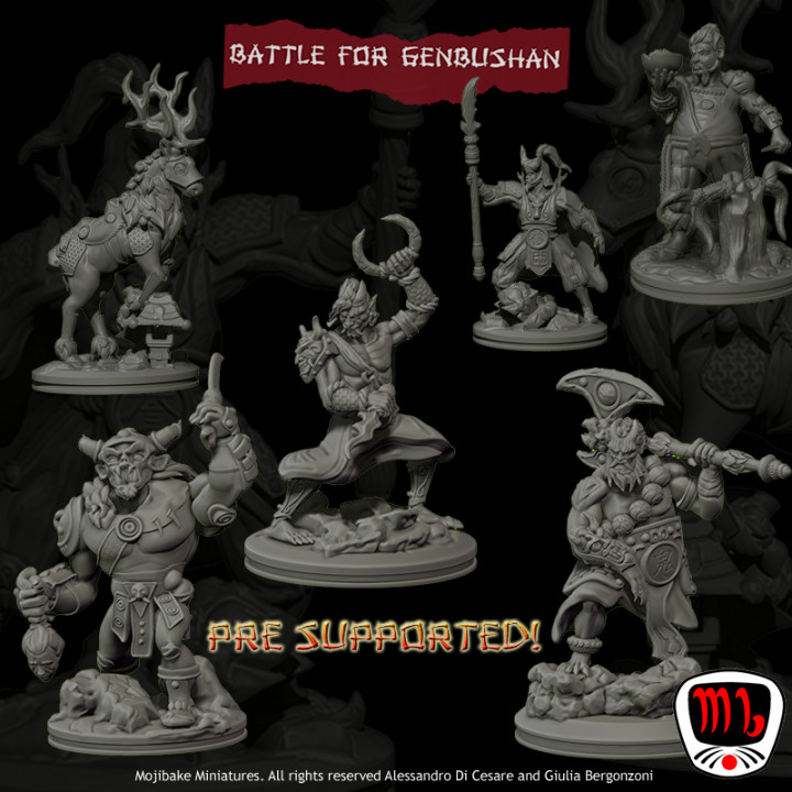 Battle for Genbushan Characters ONLY image