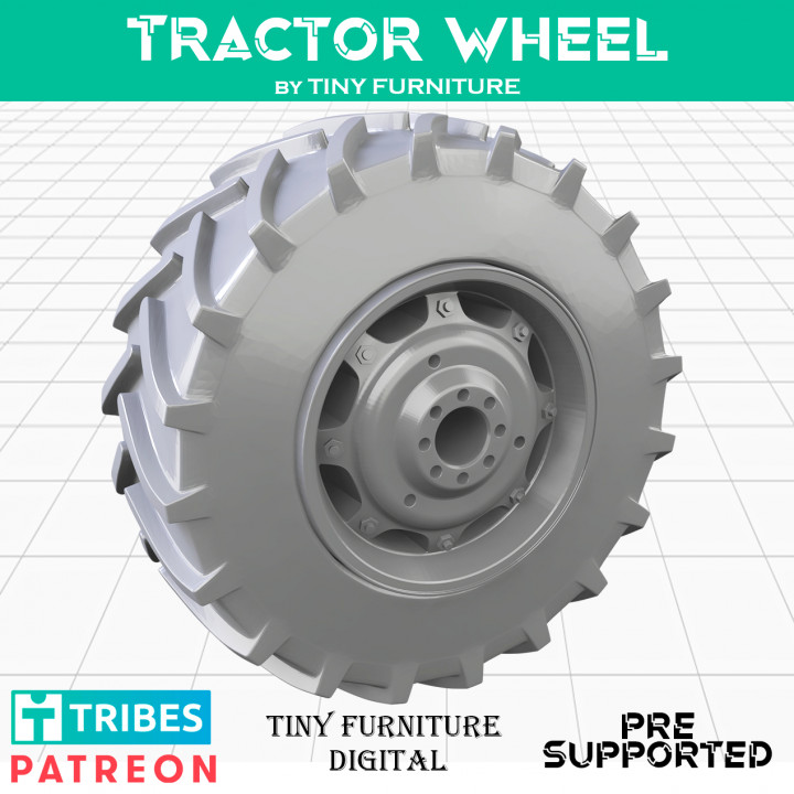Tractor wheel image
