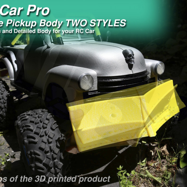 MyRCCar 1/10 Oldie Pickup Two Styles RC car body image