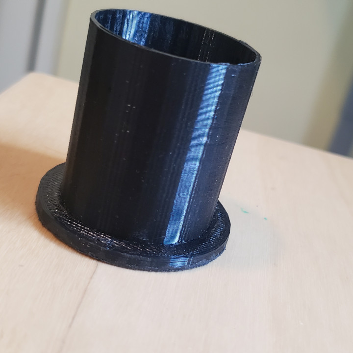 3D Printable ergotron lx plastic spacer by Andrew