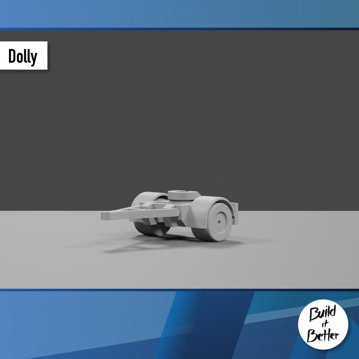 Semi Trailer Dolly 1/64 scale image