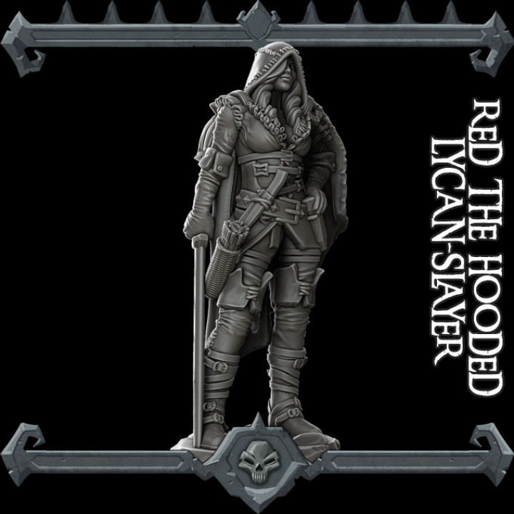 Red Hooded Lycan Slayer image