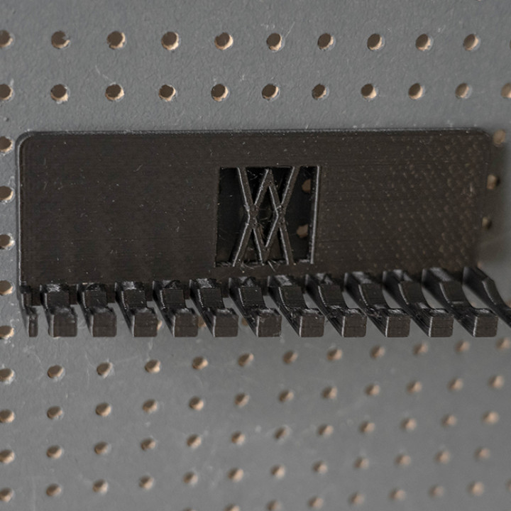 Combination Spanner Set 12pcs metric 6-22mm Wall Holder 056 I for screws or peg board image