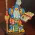 Dramnir - Dwarf Wizard with owl - 32mm - DnD print image
