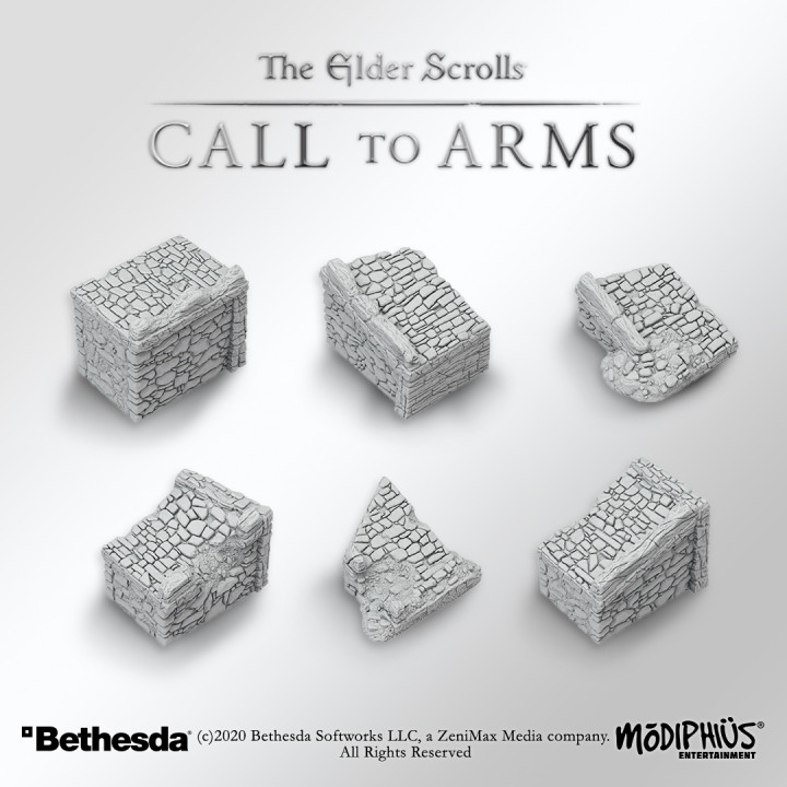 Fort Wall Terrain Set - Elder Scrolls: Call to Arms image