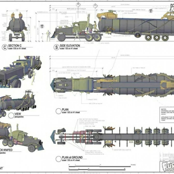 Mad Max Fury Road Tanker For The War Rig image