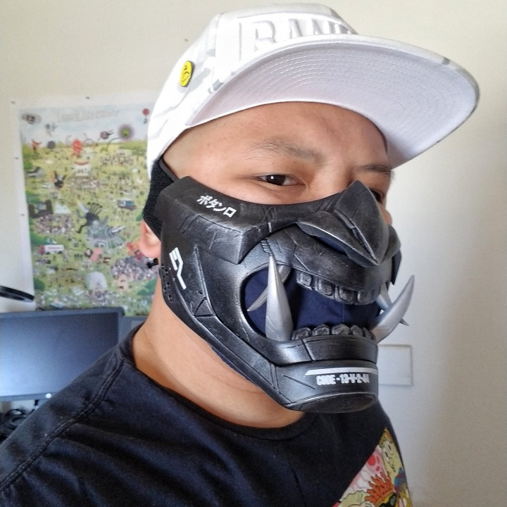 Oni Cyber Punk Mask image